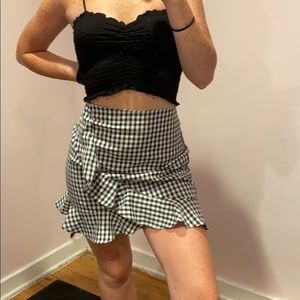 Gingham skirt